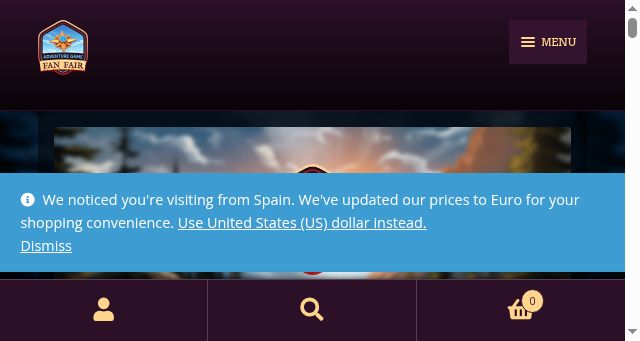 Screenshot of adventuregamefanfair.com