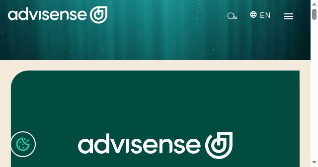 Screenshot of advisense.com