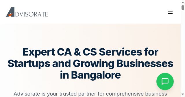 Screenshot of advisorate.in