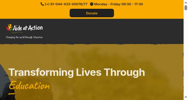 Screenshot of aea-southasia.org