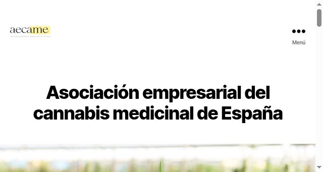 Screenshot of aecame.eu