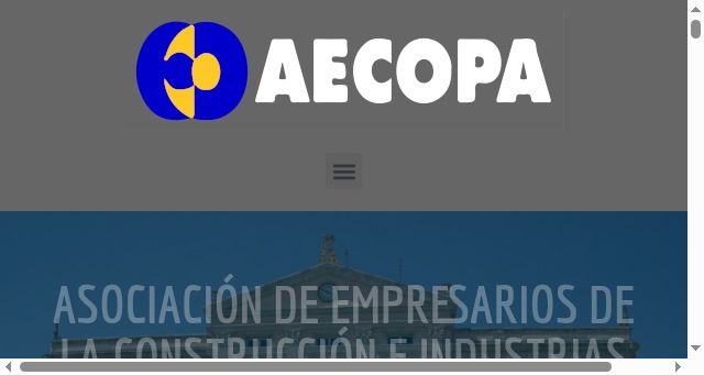 Screenshot of aecopa.es