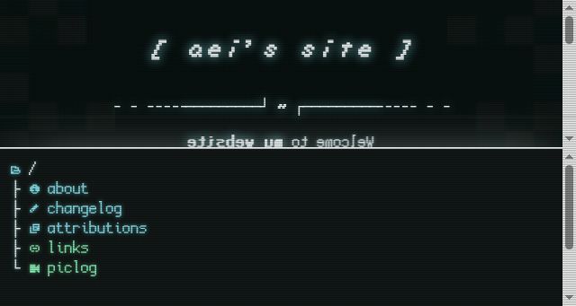 Screenshot of aei.sh