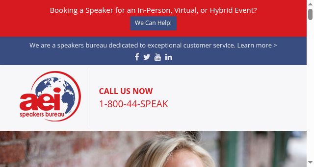 Screenshot of aeispeakers.com