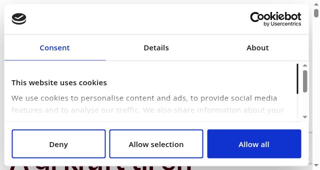 Screenshot of aenergi.no