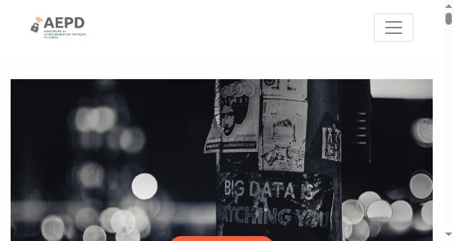 Screenshot of aepd.pt