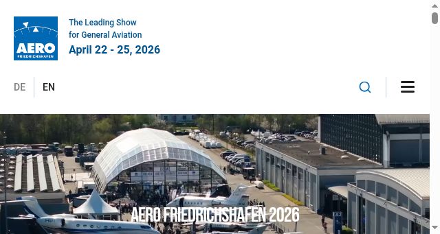 Screenshot of aero-expo.com