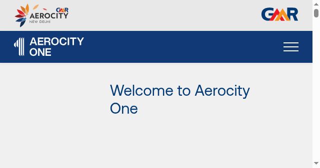 Screenshot of aerocityone.com