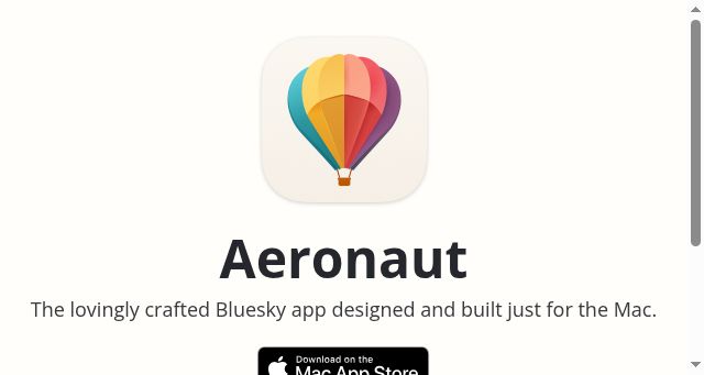 Screenshot of aeronautapp.com