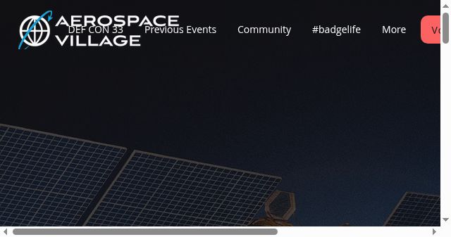 Screenshot of aerospacevillage.org