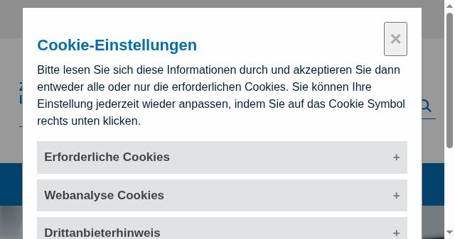 Screenshot of aerztekammer.at