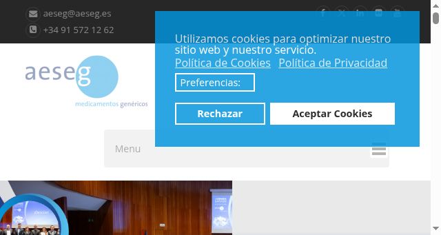 Screenshot of aeseg.es