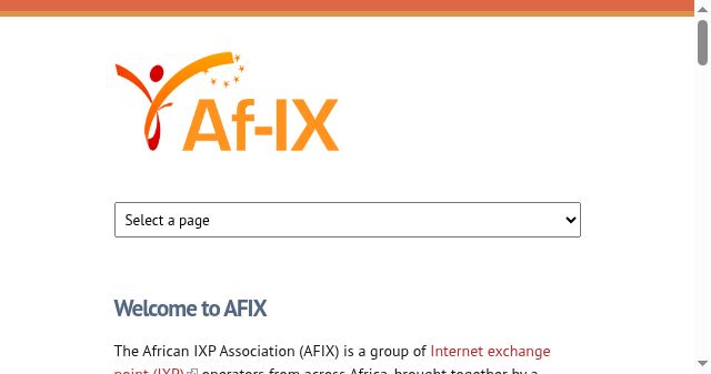 Screenshot of af-ix.org