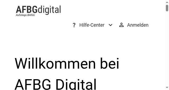 Screenshot of afbg-digital.de