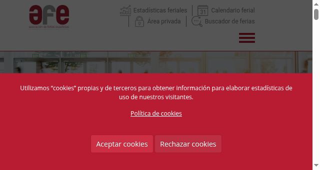 Screenshot of afe.es