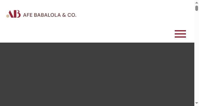 Screenshot of afebabalola.com