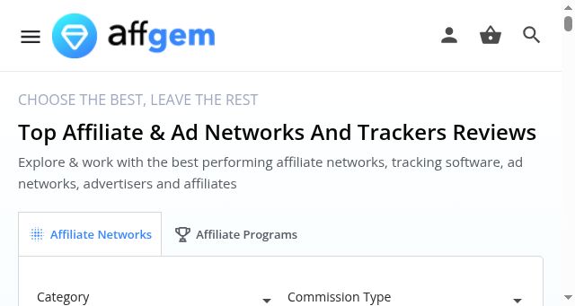 Screenshot of affgem.com