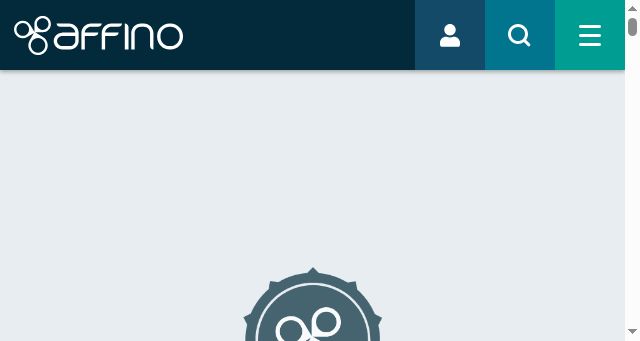 Screenshot of affino.com