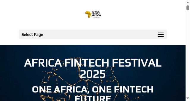 Screenshot of africafintechfestival.org