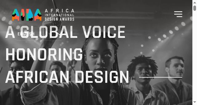 Screenshot of africainternationaldesignawards.com