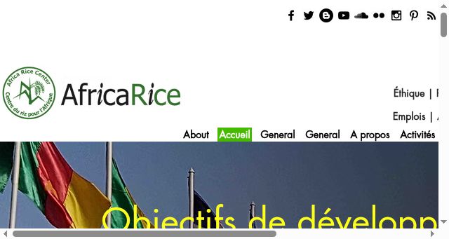 Screenshot of africarice-fr.org
