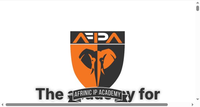 Screenshot of afrinic.academy