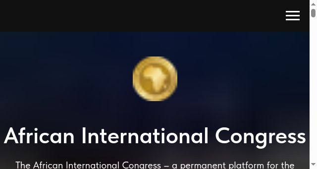 Screenshot of afrocongress.ru