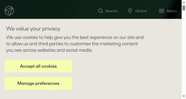 Screenshot of afry.com