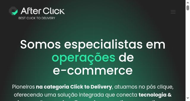 Screenshot of afterclick.com.br