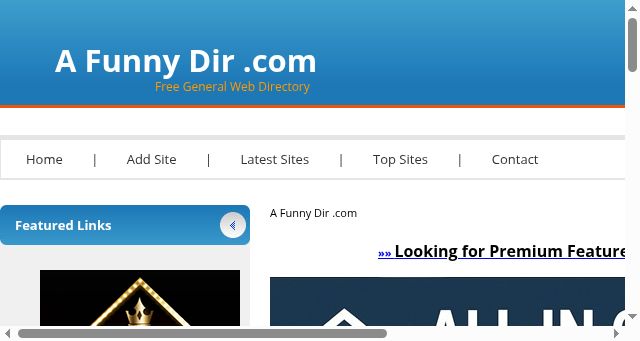 Screenshot of afunnydir.com