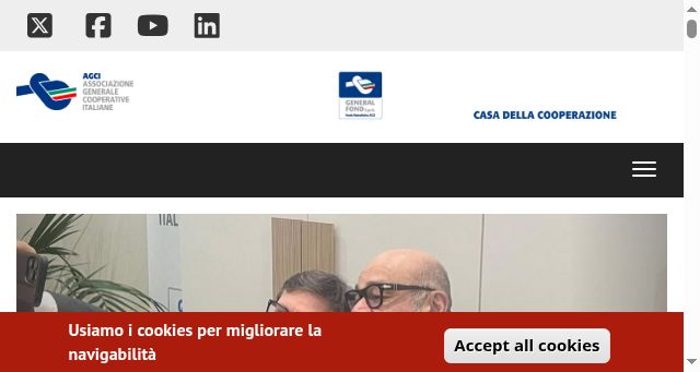 Screenshot of agci.it