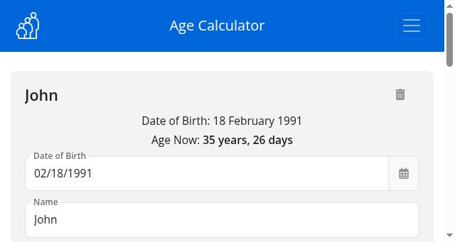 Screenshot of age.now