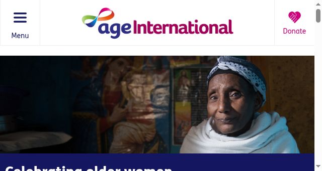 Screenshot of ageinternational.org.uk