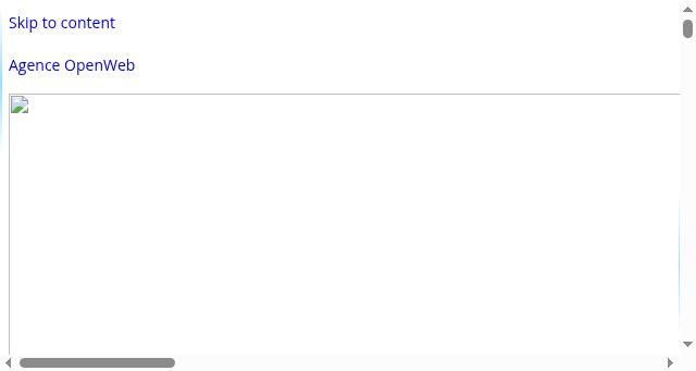 Screenshot of agenceopenweb.be
