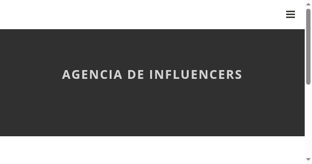 Screenshot of agenciadeinfluencers.com