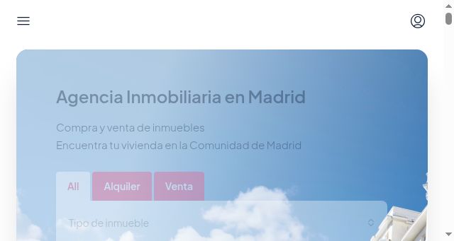 Screenshot of agenciainmobiliariaenmadrid.com