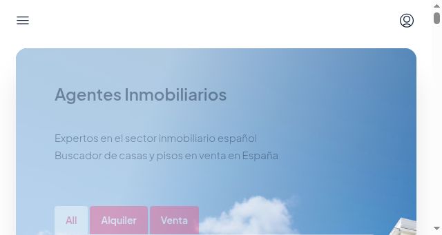 Screenshot of agentesinmobiliarios.me