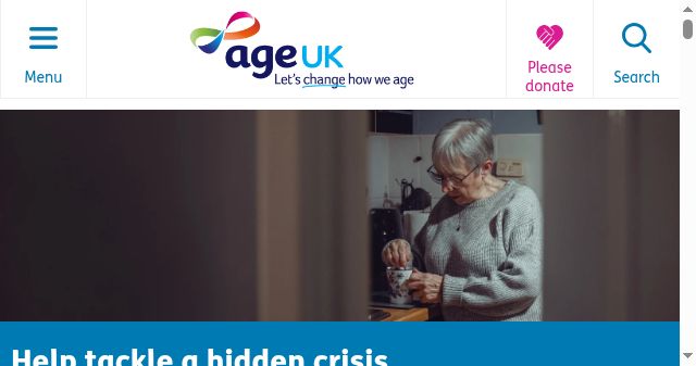 Screenshot of ageuk.org.uk