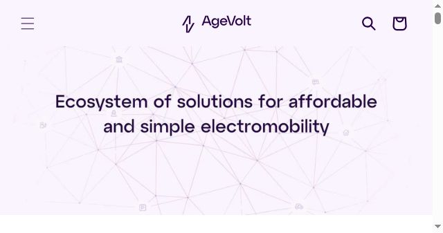 Screenshot of agevolt.com