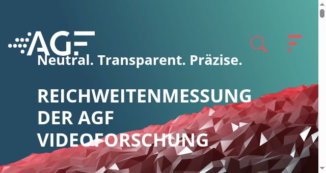 Screenshot of agf.de