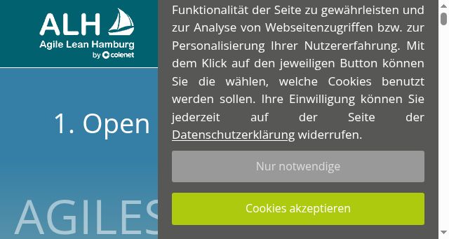 Screenshot of agile-lean-hamburg.de