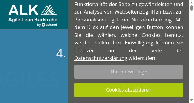 Screenshot of agile-lean-karlsruhe.de