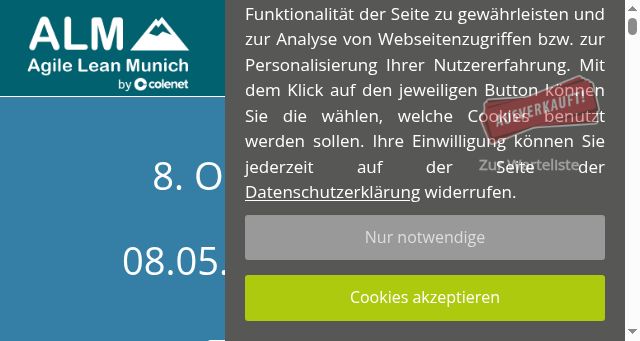 Screenshot of agile-lean-munich.de