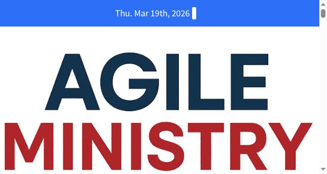 Screenshot of agileministry.com