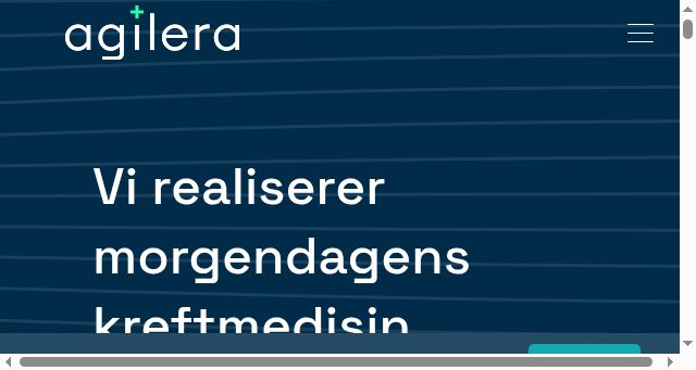 Screenshot of agilera.no
