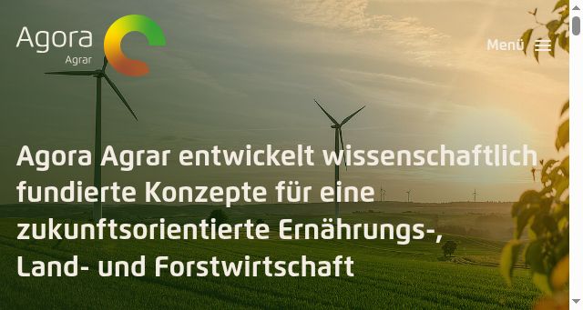 Screenshot of agora-agrar.de