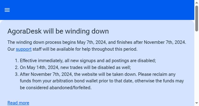 Screenshot of agoradesk.com