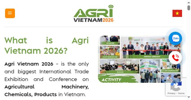 Screenshot of agri-vietnam.com.vn
