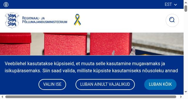 Screenshot of agri.ee