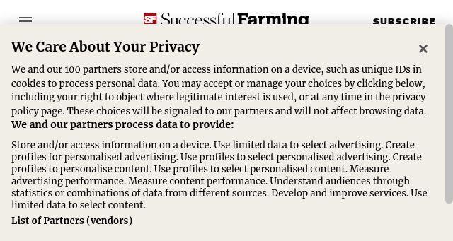 Screenshot of agriculture.com